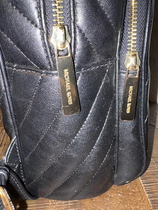 ✨ Michael Kors Quilted Leather Backpack | Black | Gold Hardware | NWOT ✨ main image 6